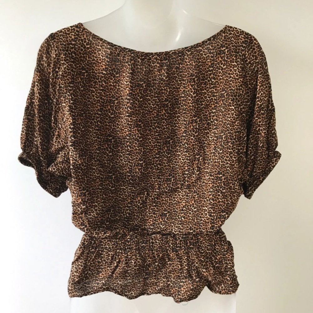 Express Leopard Print Top - Picture 4 of 4